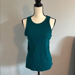 Maurices Teal Ribbed Tank Top
